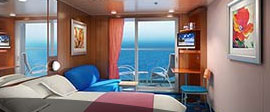Balcony Mid-Ship: BA